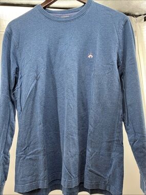 Men's Long Sleeve Crew Neck Shirt - Blue